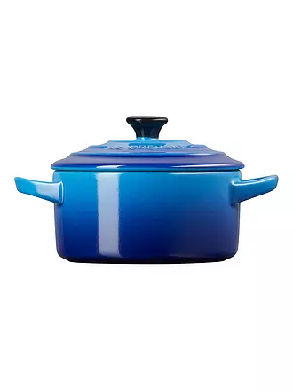 LE CREUSET | Mini-Cocotte "Poterie" 10cm  0,2L Meringue | blau